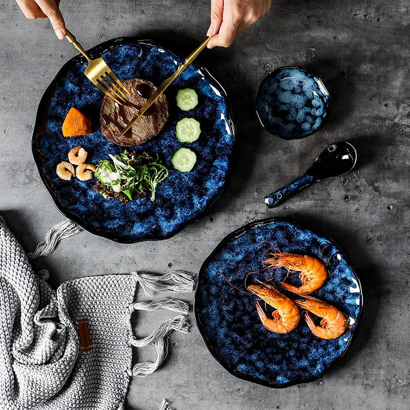 Japanese Stoneware Dinner Set