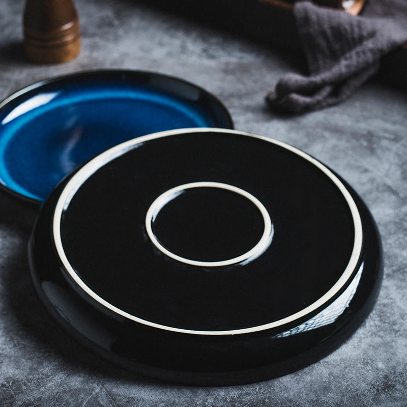 Japanese Blue Dinner Plate
