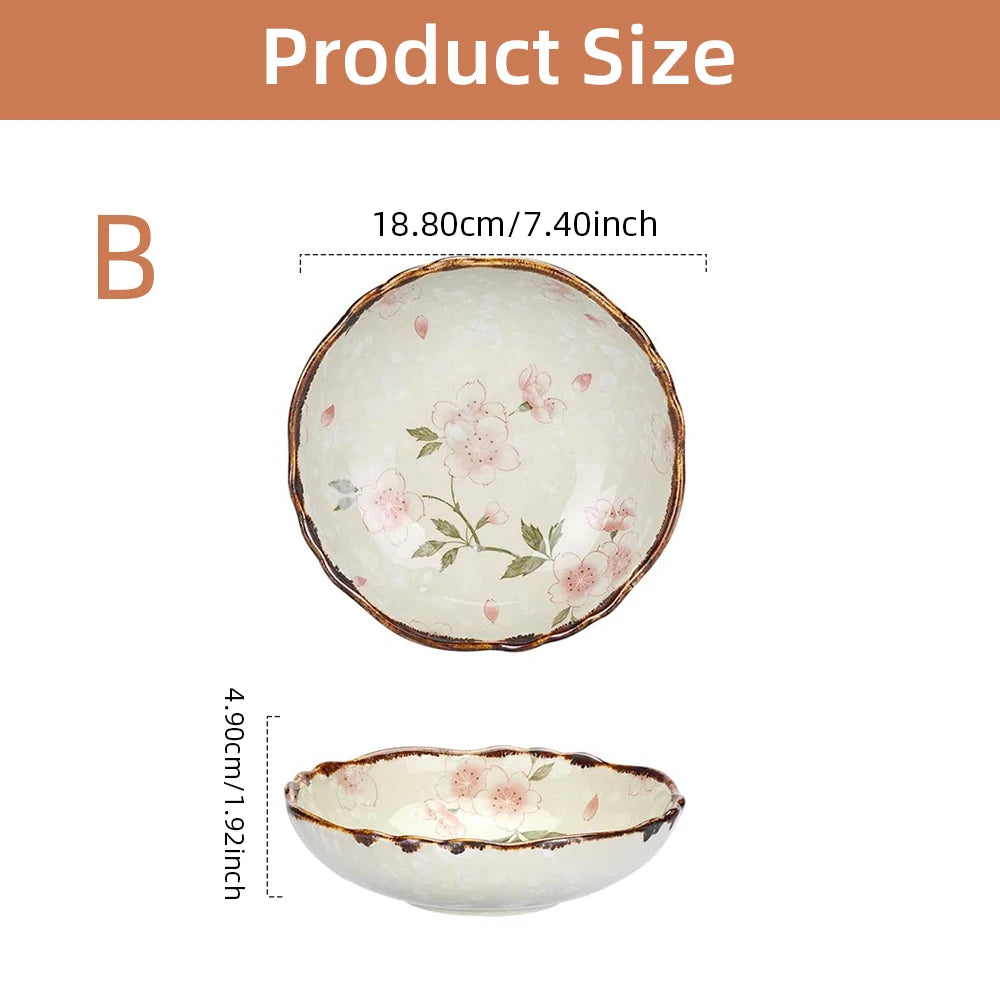 Japanese Retro Pasta Plate
