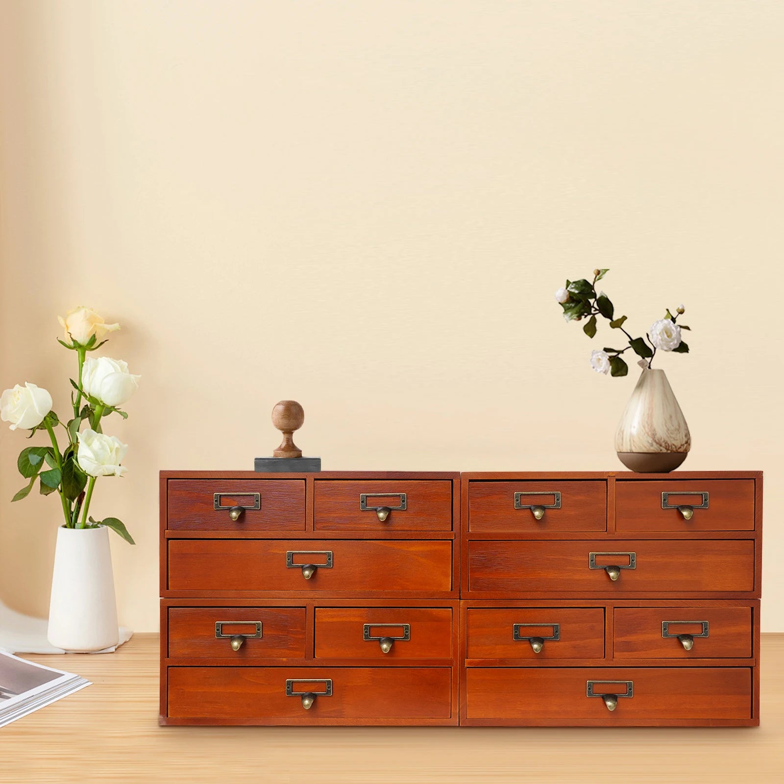 Vintage Desk Storage Cabinet