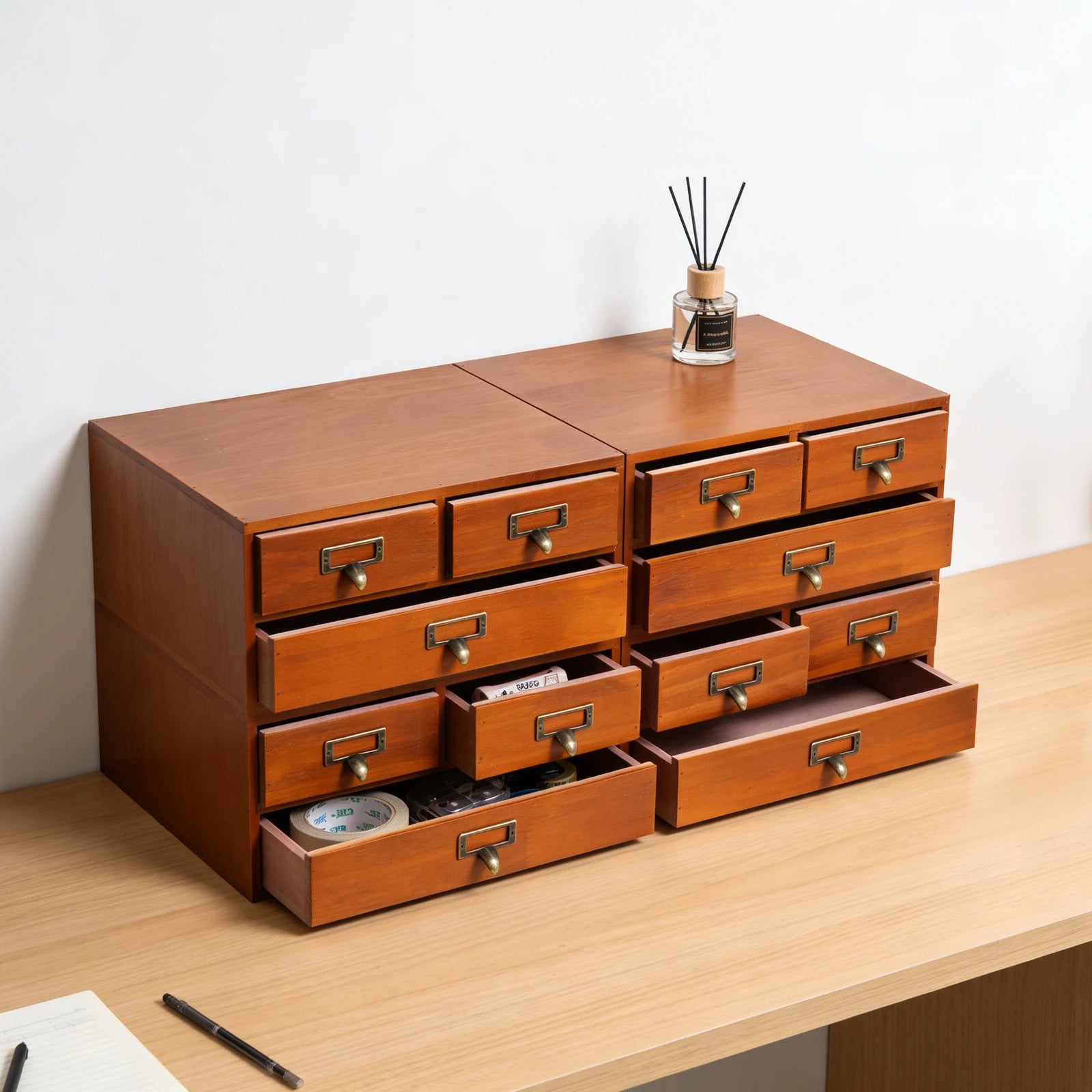 Vintage Desk Storage Cabinet