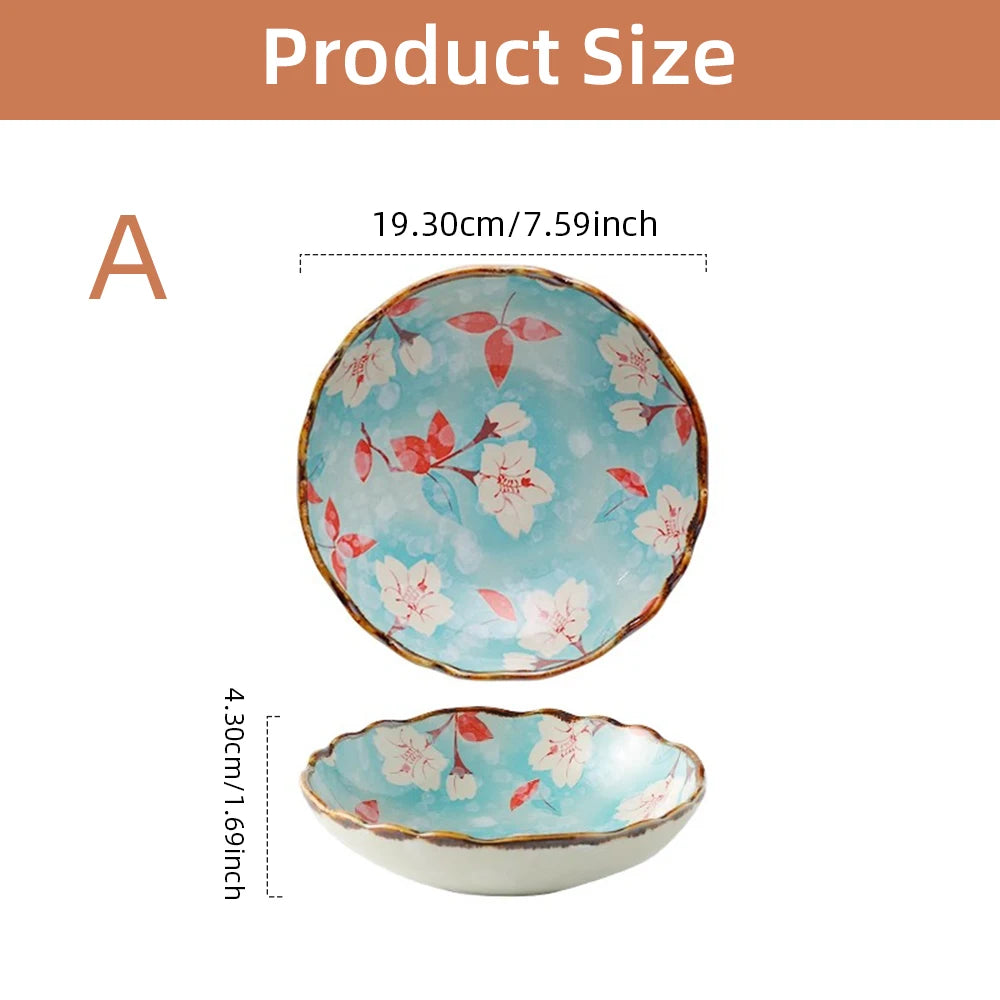 Japanese Retro Pasta Plate
